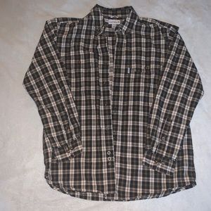 Men’s Carhartt long sleeve button down shirt